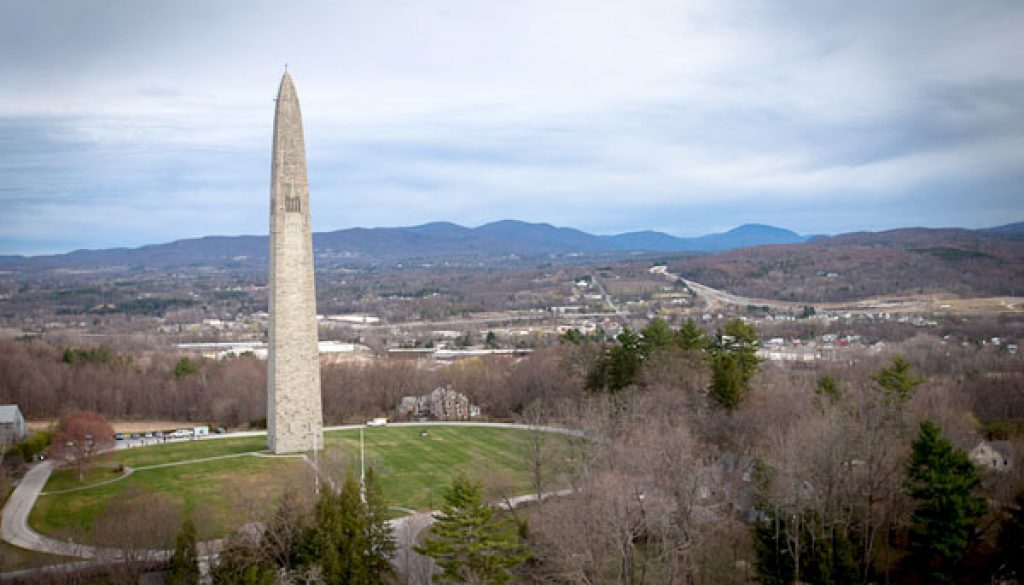 Vermont Monument near The Engel House