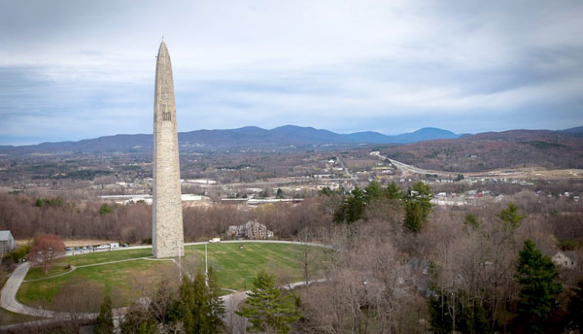 Vermont Monument near The Engel House