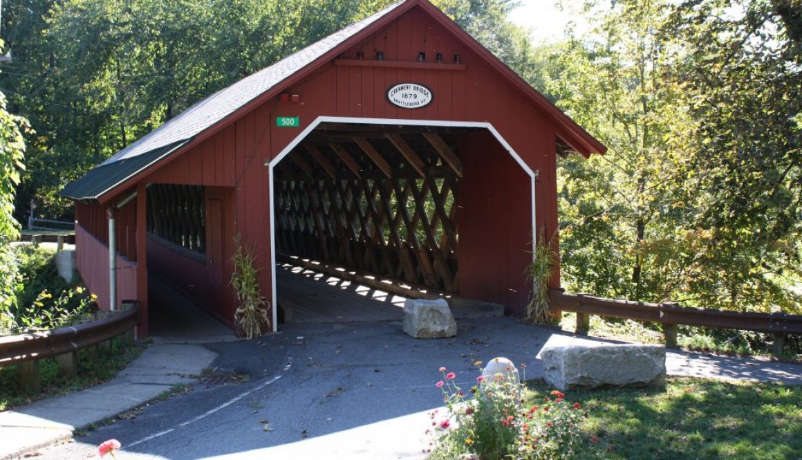 Creamery Covered Bridge Entrance