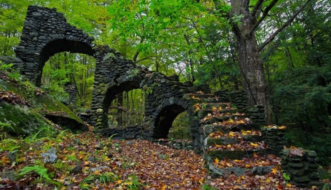 View of Madame Sherris Ruins