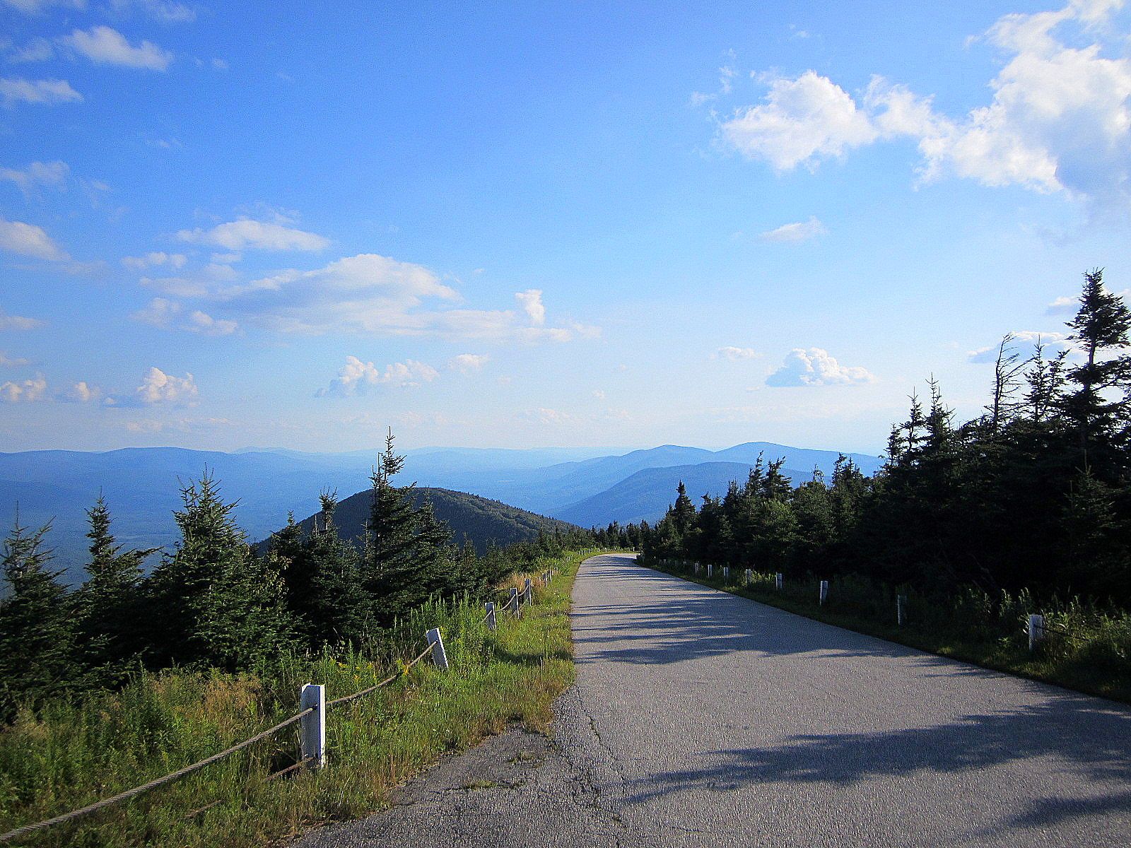 View from top of Mt Equinox