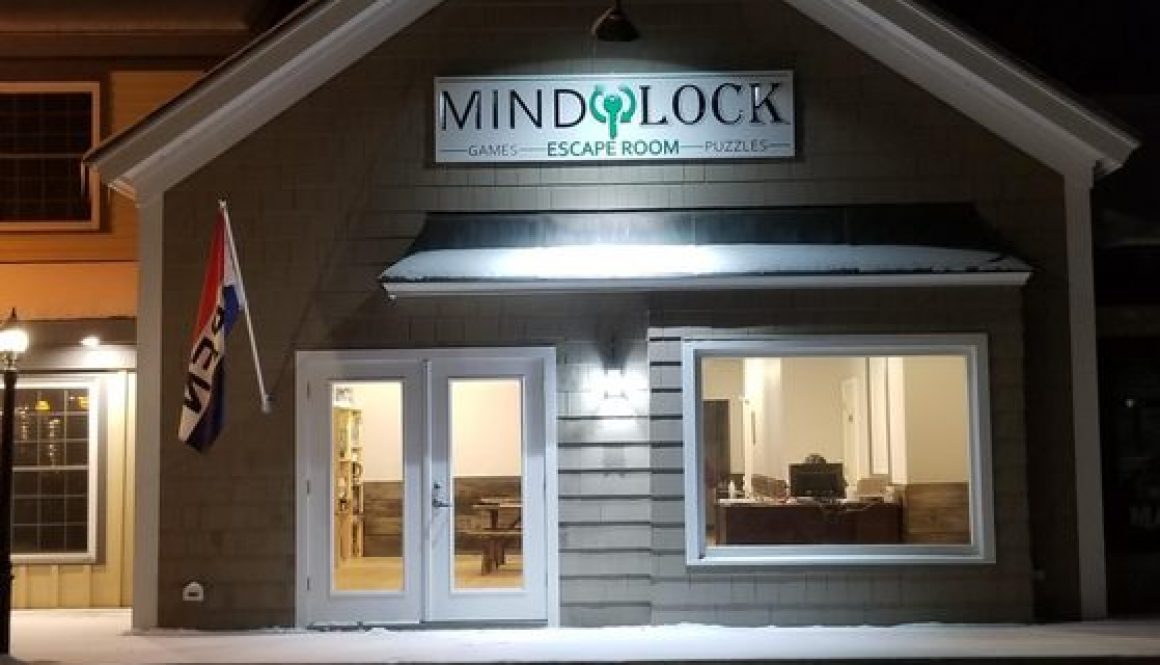 Front of Mindlock Escape Room Building